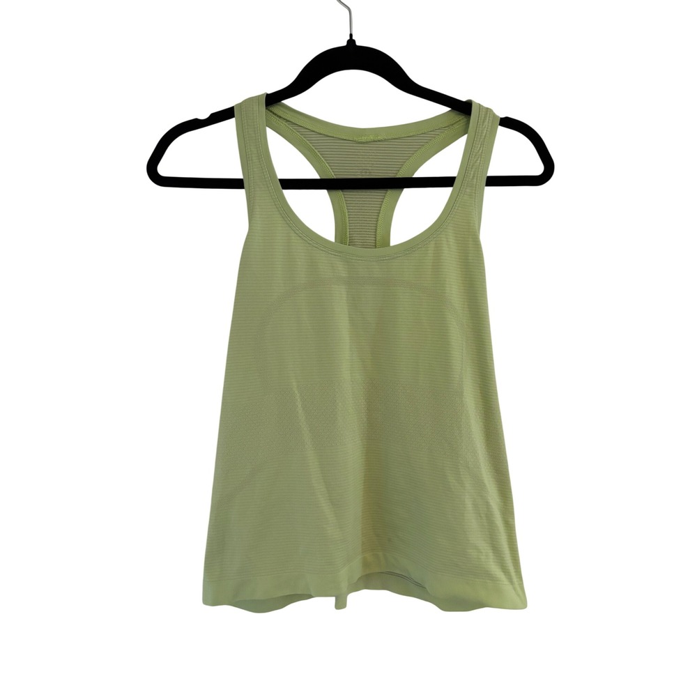 Lululemon Swiftly Tech Racerback Tank Top 2.0 Lime Green Size 10 Athletic Wear